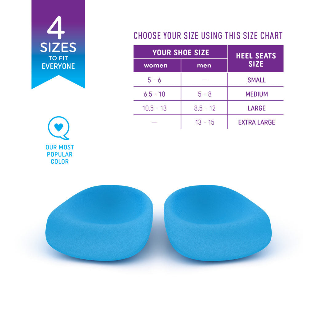 Heel Seats Sizing Chart